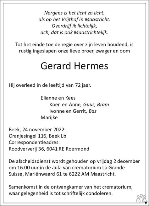 gerard hermes mariaheide|HEI'S ARCHIEF .